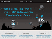 Tablet Screenshot of noahshachtman.com